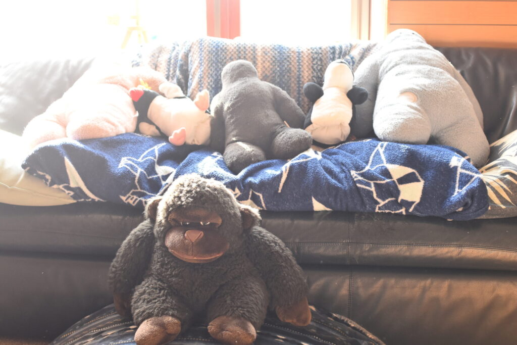 小さいころよく遊んだゴリラ人形